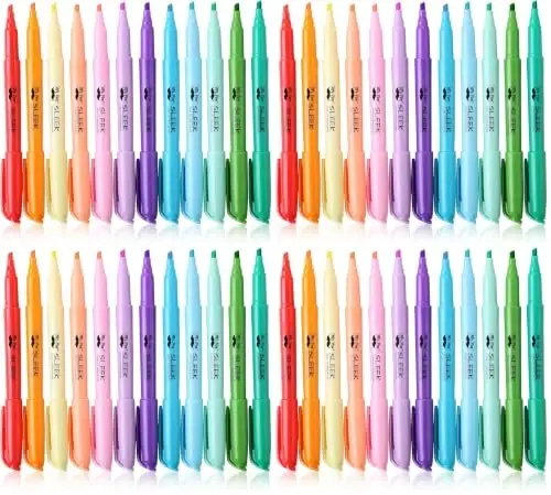 Mr. Pen- Highlighters, 48 Pack, Assorted Colors, Chisel Tip, Quick-Dry - 1