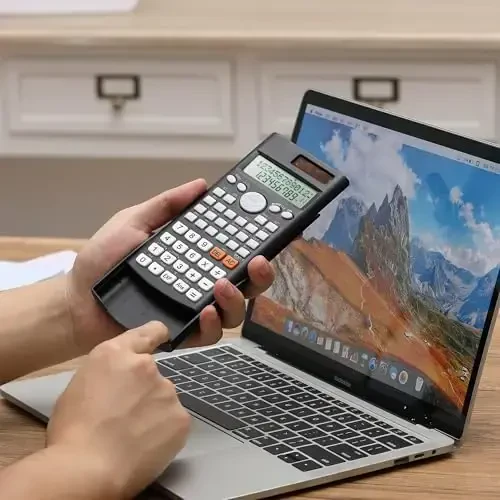 Mr. Pen Ilmiy Kalkulyatorlari - 24 dona, 2 qatorli, Kasr va Statistika Kalkulyatorlari maktab, kollej va o'rta maktab uchun - 7