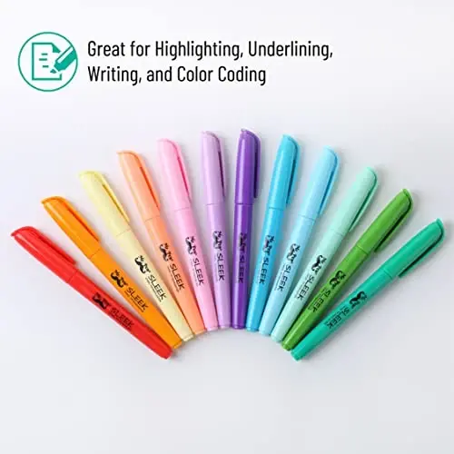 Mr. Pen- Pastel Highlighters, 96 Pack, Assorted Colors, Fast Dry, Bulk Highlighter Pastel, Set, Bible Journaling Highlighter, Marker, Colored School Supplies - 5