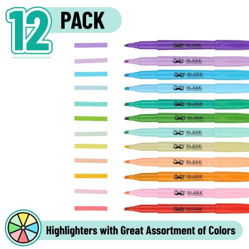 Mr. Pen- Pastel Highlighters, 12 Pack, Assorted Colors, Fast Dry, Highlighter Pastel, Set, Bible Journaling Highlighter, Marker, Colored School Supplies - 2