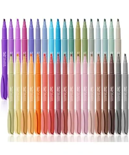 Mr. Pen- Pastel Highlighters, 36 Pack, Chisel Tip, Colorful, Cute Highlighters Assorted Colors, Quick Drying, Smear Resistant - MR. PEN