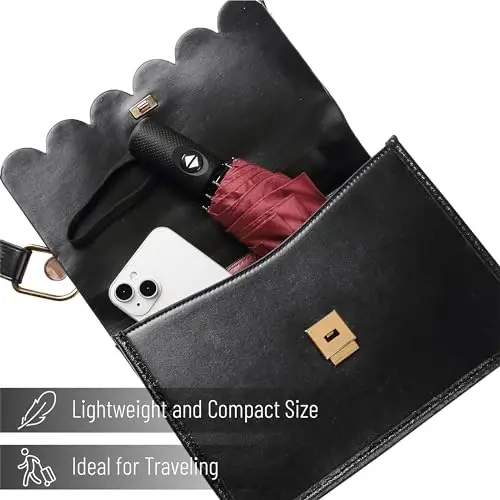 Mr. Pen- Windproof Travel Umbrella, Small Water-Resistant Automatic Folding Umbrella for Rain and Sun, Light, Compact and Portable for Women & Men, Fits Car & Backpack - 7
