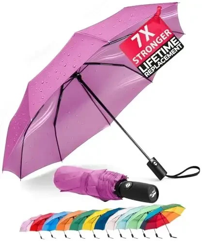 Mr. Pen- Windproof Travel Umbrella, Automatic Umbrellas for Rain, Compact - 7