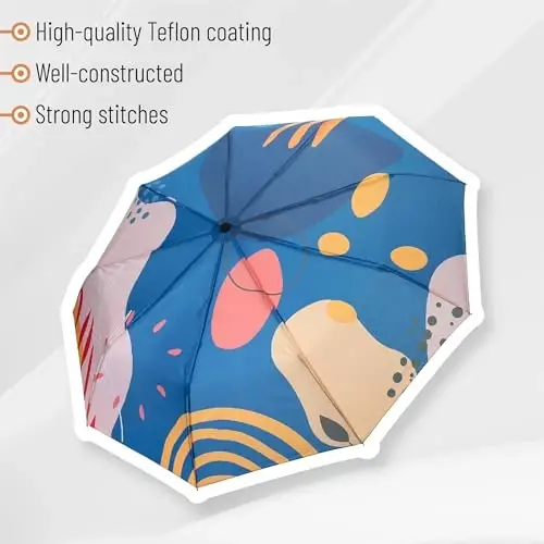 Mr. Pen- Windproof Travel Umbrella, Small Water-Resistant Automatic Folding Umbrella for Rain and Sun, Light, Compact and Portable for Women & Men, Fits Car & Backpack - 5