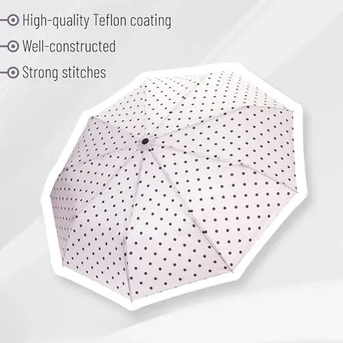Mr. Pen- Windproof Travel Umbrella, Small Water-Resistant Automatic Folding Umbrella for Rain and Sun, Light, Compact and Portable for Women & Men, Fits Car & Backpack - 5