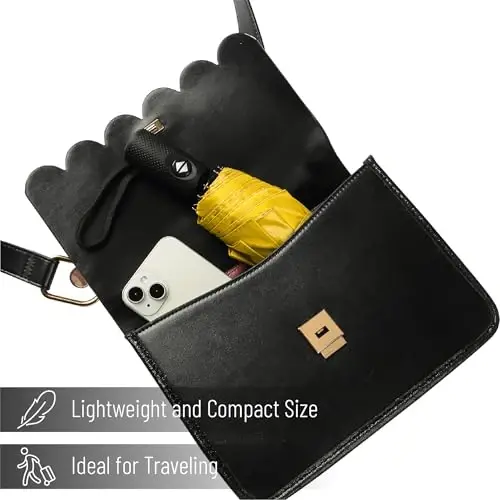 Mr. Pen- Windproof Travel Umbrella, Small Water-Resistant Automatic Folding Umbrella for Rain and Sun, Light, Compact and Portable for Women & Men, Fits Car & Backpack - 7