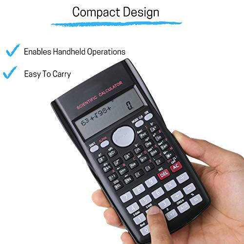 Mr. Pen Scientific Calculator, 2 Line, Scientific Calculators, Scientific Calculators for Students, Fraction Calculator, College Calculator, Math Calculator, Engineering Calculator, Calculator - 5