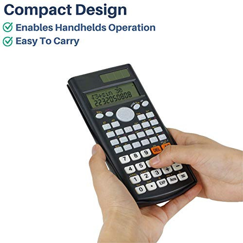 Mr. Pen- Scientific Calculator, Solar Power, 2 Line Calculator, Calculator for School, Fraction Calculator, Calculator Scientific, Statistics Calculators, College Calculators, High School Calculator - 5