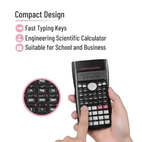Mr. Pen- Scientific Calculators Bulk, 24 Pack, 2 Line, 240 Functions, 12 Digit Math Calculator Scientific with Protective Hardcover - 5