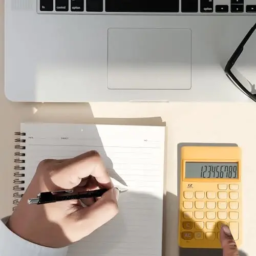 Mr. Pen- Standard Function Calculator, 12 Digits, Small Calculator, Orange (Pack of 2) - 3