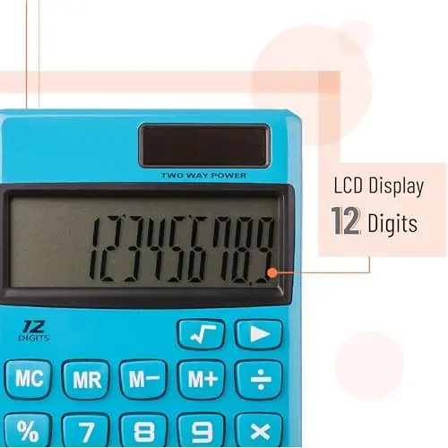Mr. Pen- Standard Function Calculator, 12 Digits, Small Calculator, Solar Calculator, Pocket Calculator, Simple Calculator, Basic Office Calculators, Solar Handheld Calculator, Standard Calculator - 3