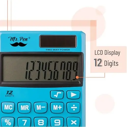 Mr. Pen- Standard Function Calculator, 24 Pack, 12 Digits, Blue Small Calculator Bulk - 3