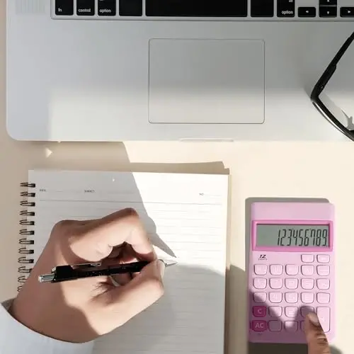 Mr. Pen - Standart Funksiyali Kalkulyator, 12 Xonali, Binafsha, Kichik, Cho'ntak Kalkulyatori, Asosiy Ofis Kalkulyatorlari - 3