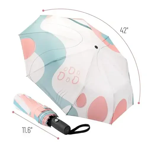Mr. Pen- Windproof Travel Umbrella, Automatic Umbrellas for Rain, Compact Umbrella, Travel Umbrella Compact, Windproof Umbrella, Umbrellas for Rain Windproof, Portable Umbrella - 2