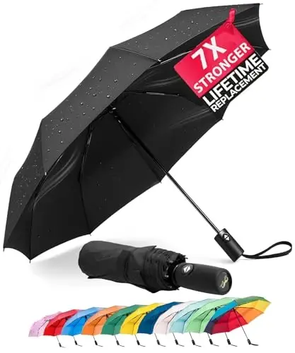 Mr. Pen- Windproof Travel Umbrella Compact, Automatic Umbrellas for Rain, Umbrellas for Rain Windproof - 2