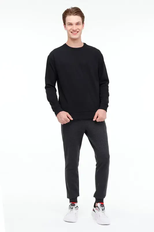 Mr Rjn226 Jogger 4pr Anthracite Melange Men's Tracksuit Bottoms - Anthracite melange - 3