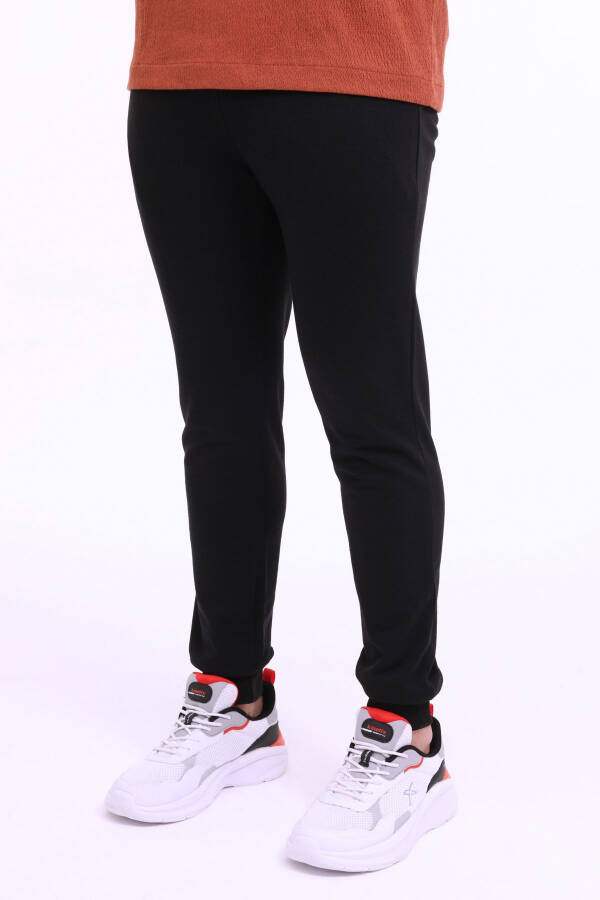 MR RJN226 JOGGER 4PR Qora Erkaklar uchun Sport Shimlari - 1