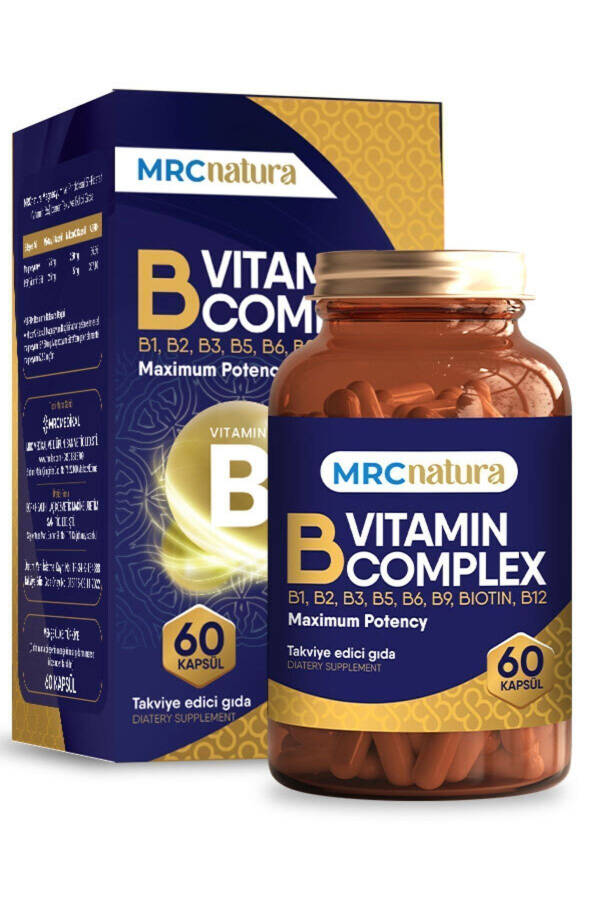 Mrc Natura B Vitamin Complex 60 Capsules - 8