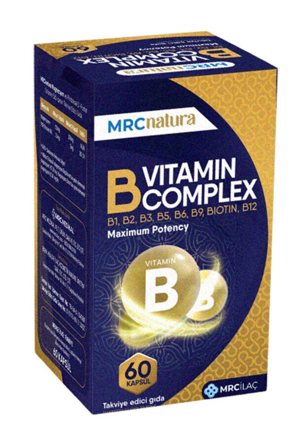 Mrc Natura B Vitamin Complex 60 Capsules - 9