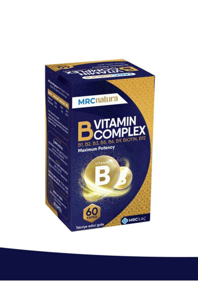 Mrc Natura B Vitamin Complex 60 Capsules - 11