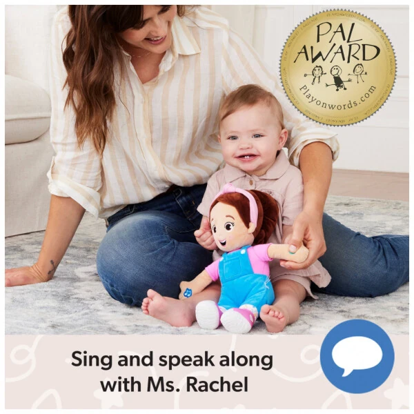 Ms. Rachel Official Speak & Sing 16-Inch Plush Doll for Ages 6 Months to 3+ Years - 4