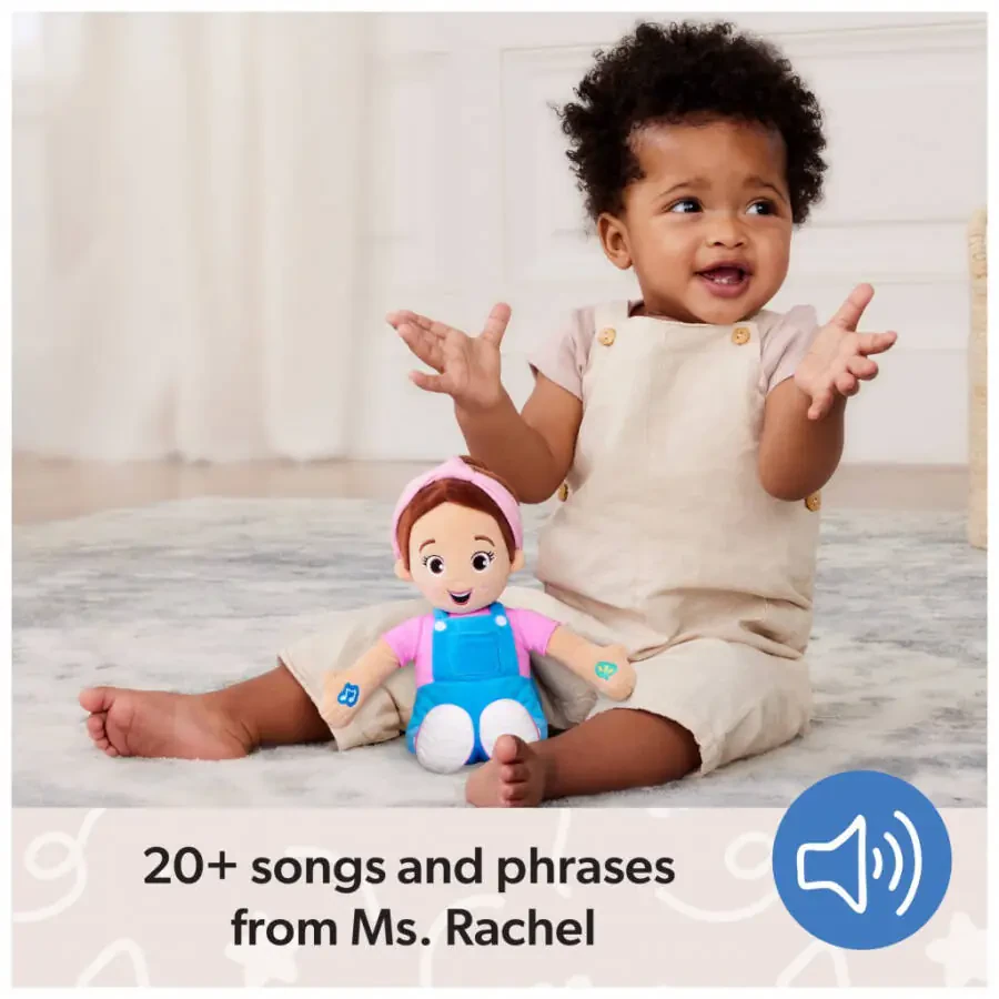 Ms. Rachel Official Speak & Sing 16-Inch Plush Doll for Ages 6 Months to 3+ Years - 6