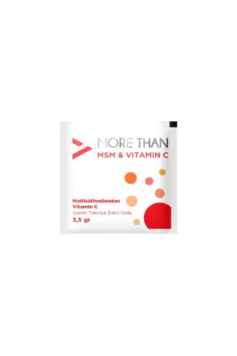 MSM & S vitamin C 30 Saşe - MORE THAN (1)