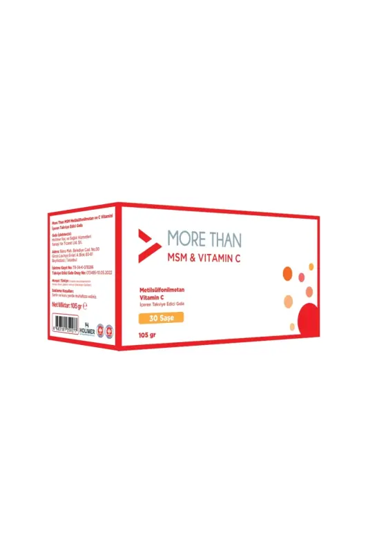 MSM & Vitamin C 30 Sachets - MORE THAN