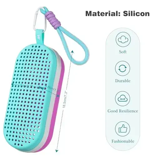 MSNATURALLY Swim Goggle Case For Swimming Goggles, Christmas Stocking Stuffers Gifts 2025, Silicone Cases with Drain Hole - MODAZONE (1)