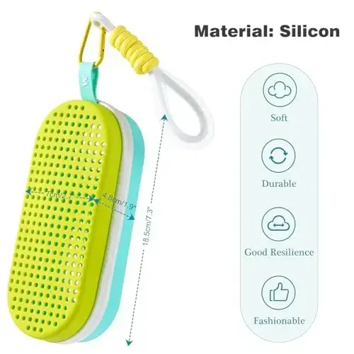 MSNATURALLY Swim Goggle Case For Swimming Goggles, Christmas Stocking Stuffers Gifts 2025, Silicone Cases with Drain Hole - 2