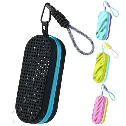 MSNATURALLY Swim Goggle Case For Swimming Goggles, Christmas Stocking Stuffers Gifts 2025, Silicone Cases with Drain Hole - MODAZONE