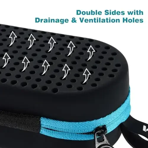 MSNATURALLY Swim Goggle Case For Swimming Goggles, Christmas Stocking Stuffers Gifts 2025, Silicone Cases with Drain Hole - 4