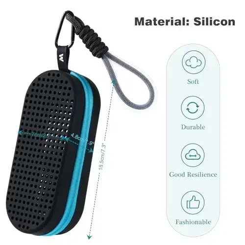 MSNATURALLY Swim Goggle Case For Swimming Goggles, Christmas Stocking Stuffers Gifts 2025, Silicone Cases with Drain Hole - 2