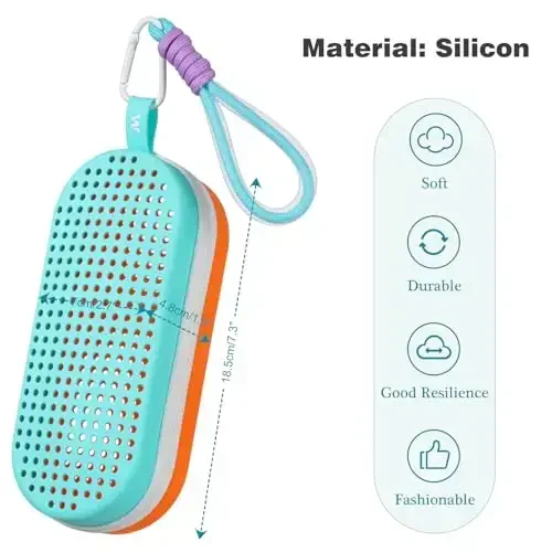 MSNATURALLY Swim Goggle Case For Swimming Goggles, Christmas Stocking Stuffers Gifts 2025, Silicone Cases with Drain Hole - MODAZONE (1)