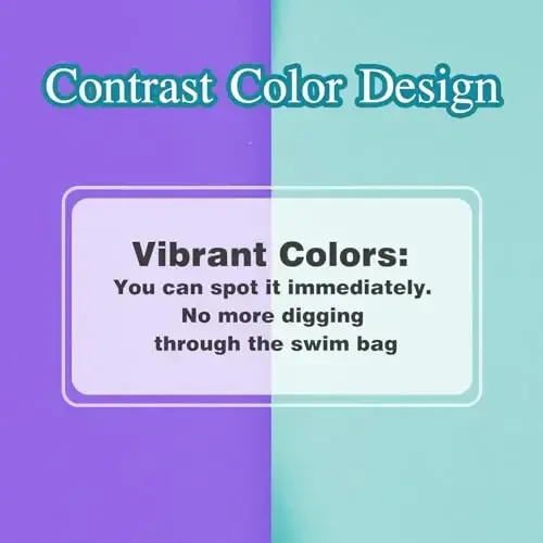 MSNATURALLY Swim Goggle Case For Swimming Goggles, Christmas Stocking Stuffers Gifts 2025, Silicone Cases with Drain Hole - 3