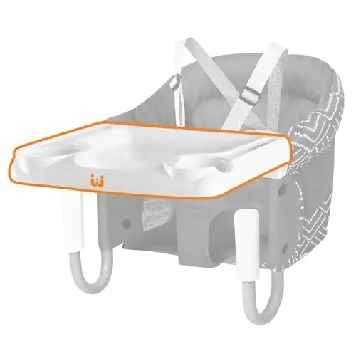 MTWML Replacement Dining Tray Only fits MTWML Hook On High Chair Original Machine Washable (Single Tray) - 2