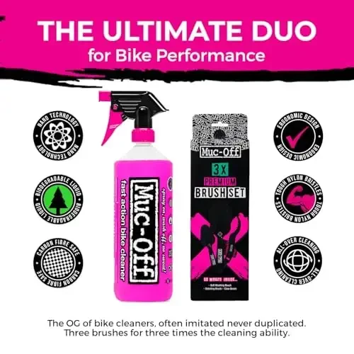Muc-Off Nano Tech Bike Cleaner 1L | Biodegradable Formula, Safe on Carbon Fibre and All Surfaces | Breaks Down Dirt on a Molecular Level - 5