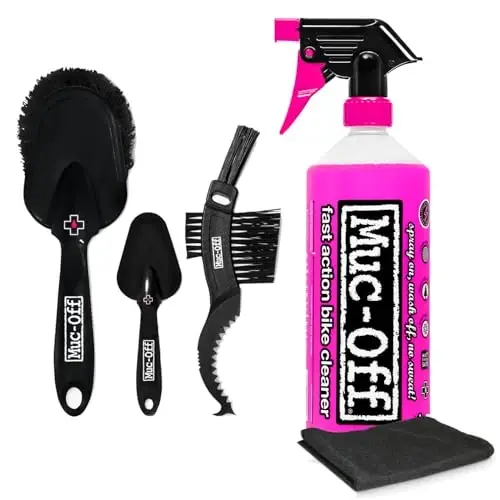 Muc-Off Nano Tech Bike Cleaner 1L | Biodegradable Formula, Safe on Carbon Fibre and All Surfaces | Breaks Down Dirt on a Molecular Level - 1