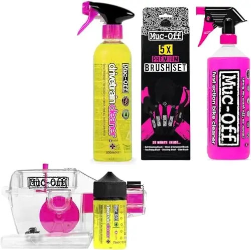 Muc-Off Nano Tech Bike Cleaner 1L | Biodegradable Formula, Safe on Carbon Fibre and All Surfaces | Breaks Down Dirt on a Molecular Level - MUC-OFF