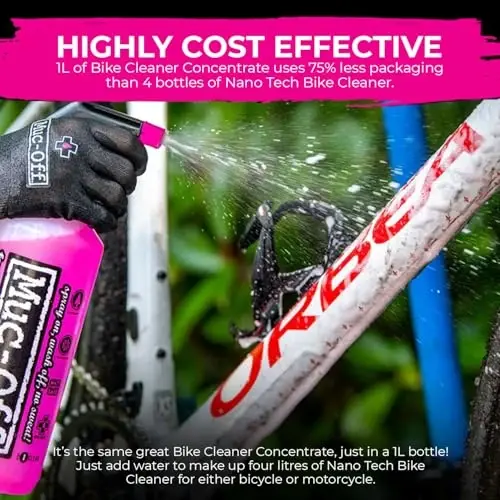 Muc-Off Nano Tech Bike Cleaner 1L | Biodegradable Formula, Safe on Carbon Fibre and All Surfaces | Breaks Down Dirt on a Molecular Level - 5