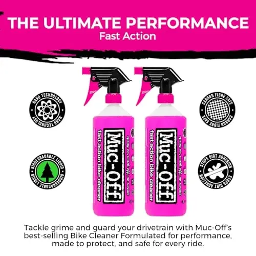 Muc-Off Nano Tech Bike Cleaner 1L | Biologik parchalanadigan formula, karbon tolali va barcha sirtlarda xavfsiz | Molekulyar darajada kirni parchalaydi - 3