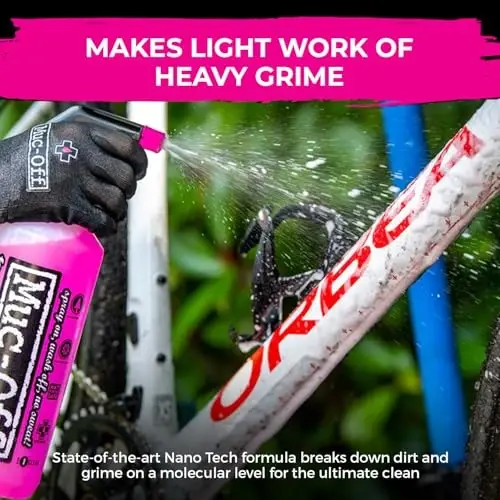 Muc-Off Nano Tech Bike Cleaner 1L | Biologik parchalanadigan formula, karbon tolali va barcha sirtlarda xavfsiz | Molekulyar darajada kirni parchalaydi - 5