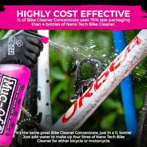 Muc-Off Nano Tech Bike Cleaner 1L | Biologik parchalanadigan formula, karbon tolali va barcha yuzalarda xavfsiz | Kirni molekulyar darajada parchalaydi - 4