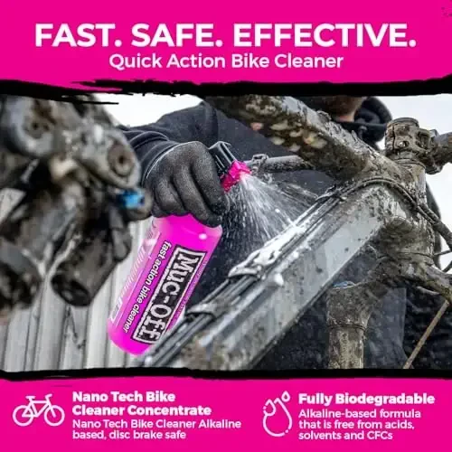 Muc-Off Nano Tech Bike Cleaner 1L | Biologik parchalanadigan formula, karbon tolali va barcha yuzalarda xavfsiz | Kirni molekulyar darajada parchalaydi - 6