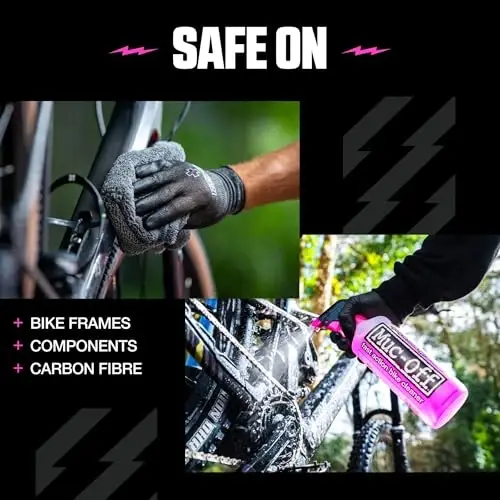 Muc-Off Nano Tech Bike Cleaner 1L | Biodegradable Formula, Safe on Carbon Fibre and All Surfaces | Breaks Down Dirt on a Molecular Level - 5