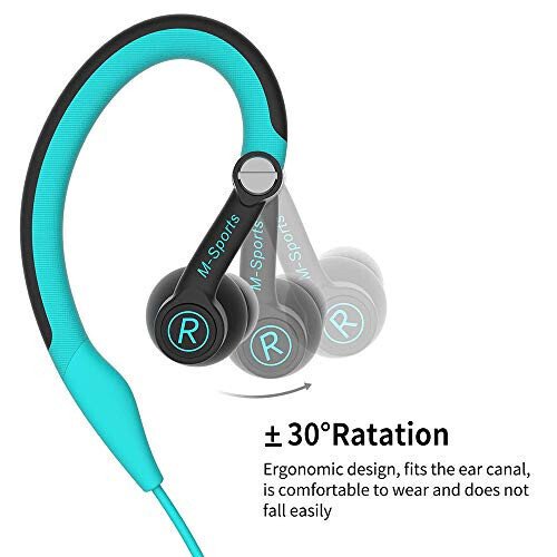 Mucro USB C Headphones Wired Earbuds with Over Ear Hooks for Sport/Running/Gym, in Ear Type C Earphone for Samsung, Google, Oneplus and Other Smartphones - mucro (1)
