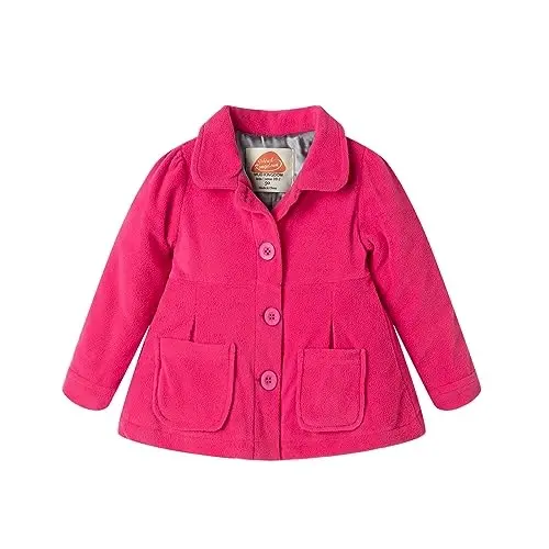Mud Kingdom Little Girl Fleece Jacket Coat - MUD