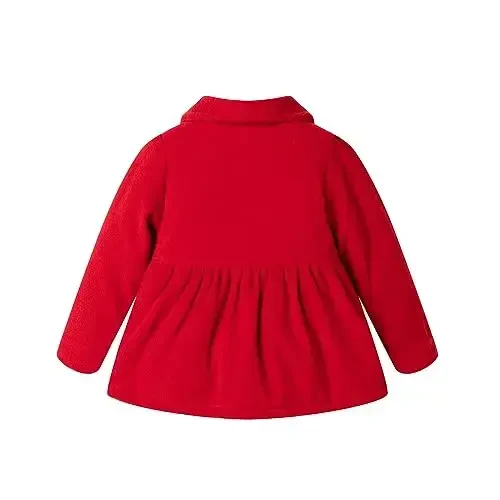 Mud Kingdom Little Girl Fleece Jacket Coat - 5