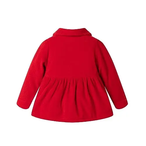 Mud Kingdom Little Girl Fleece Jacket Coat - 5