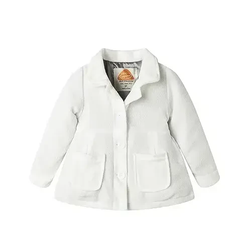 Mud Kingdom Little Girl Fleece Jacket Coat - 1